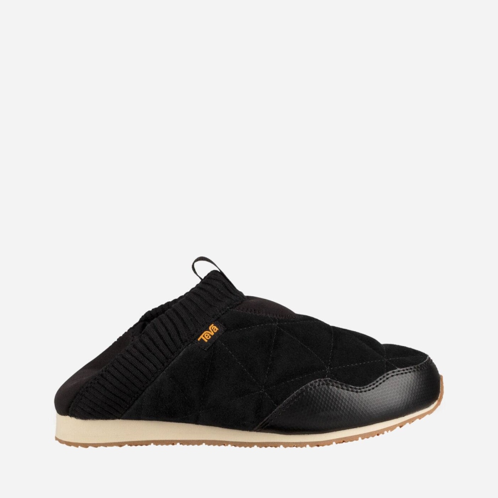 Dámské Slip On Teva Ember Moc Shearling Černé - CZ826040